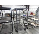 3-TIER METAL ROLLING CART