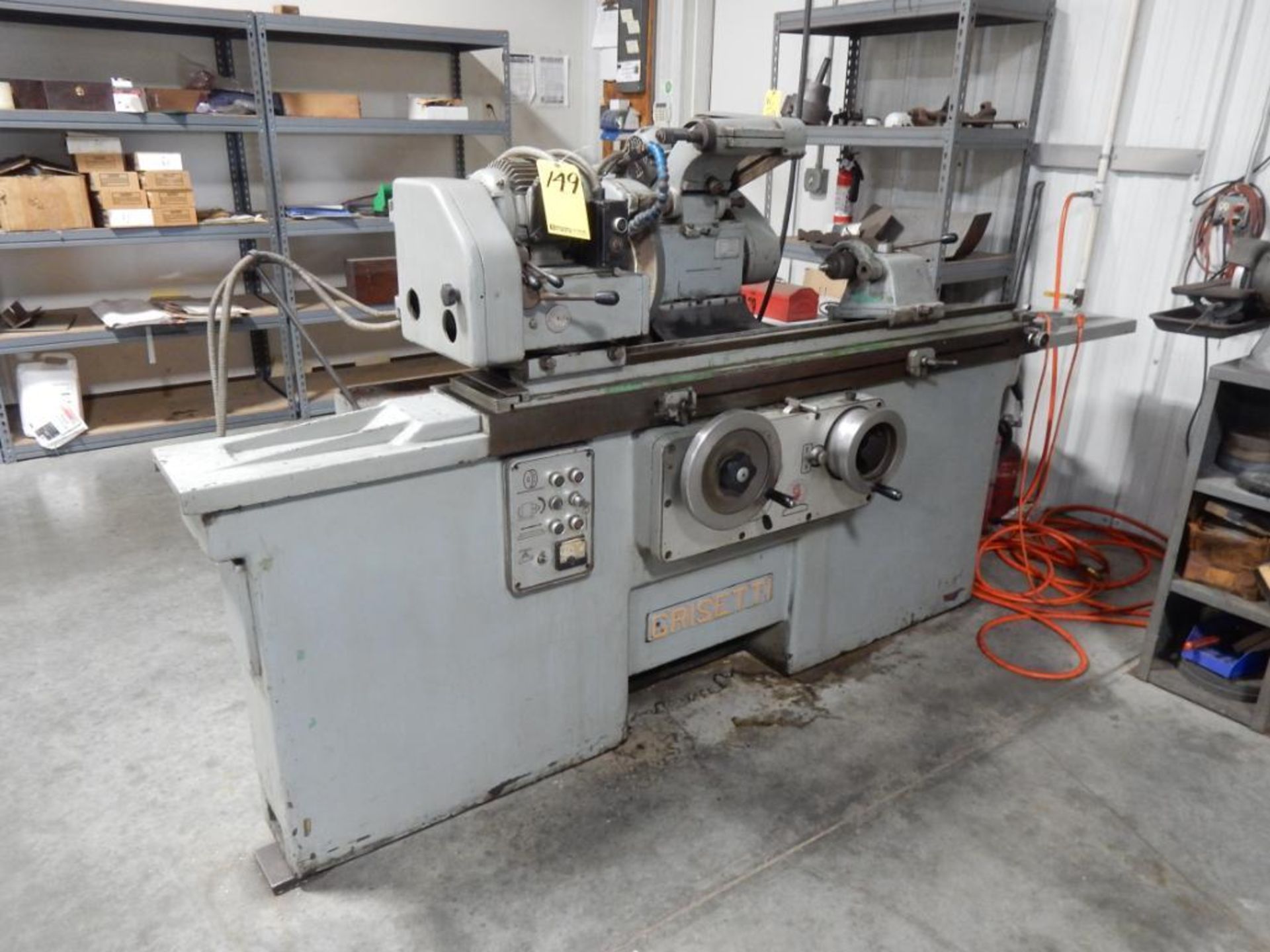 GRISETTI OD CYLINDRICAL GRINDER, M# 281 (1000), APPROX. 11" SWING X 40" CENTERS, 1" X 15" WHEEL, CHU