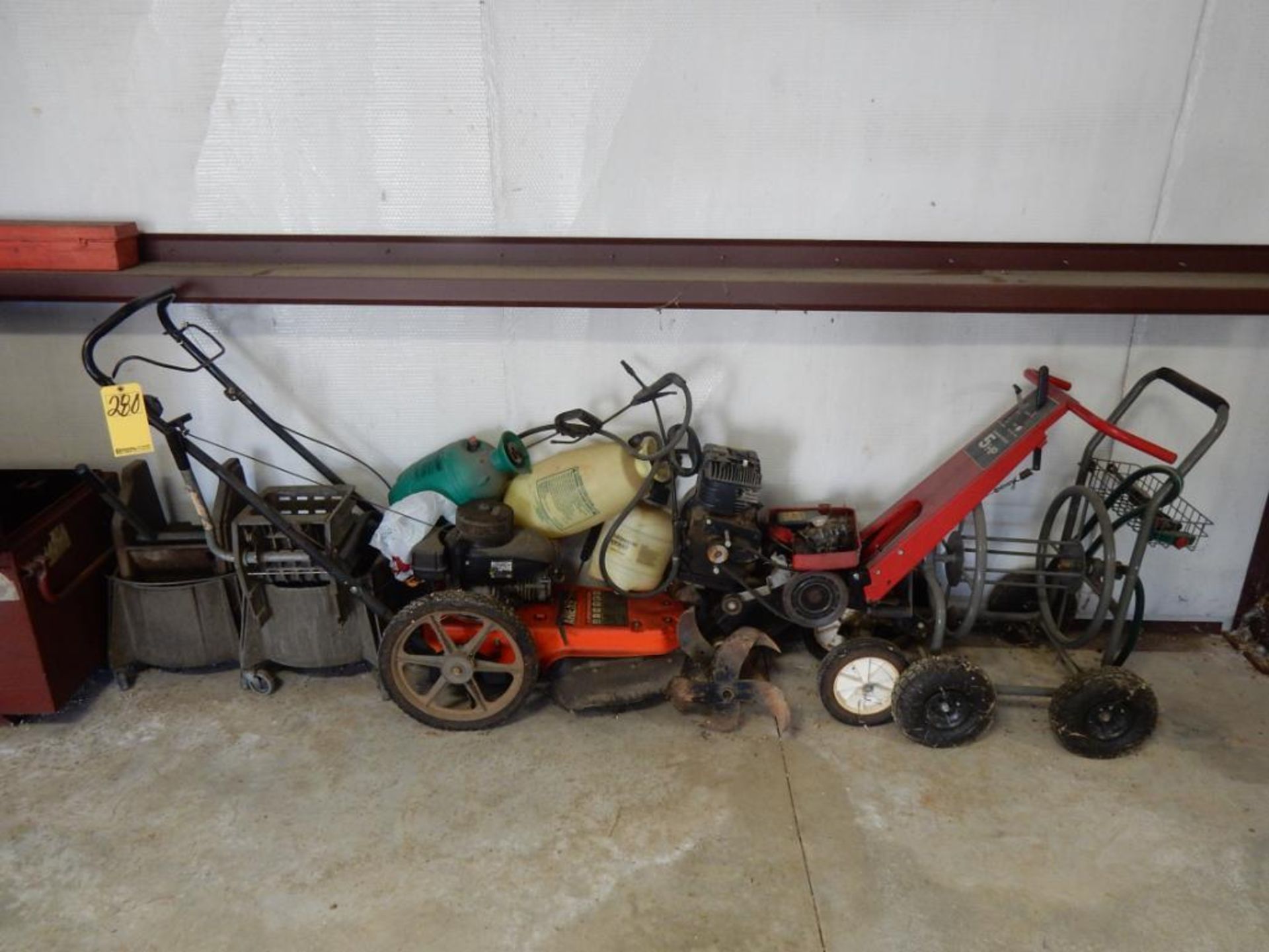 LOT LAWN EQUIP. - ARIENS ST622 WALK BEHIND TRIMMER, FRONT TINE WALK BEHIND TILLER (CARBURETOR REMOVE