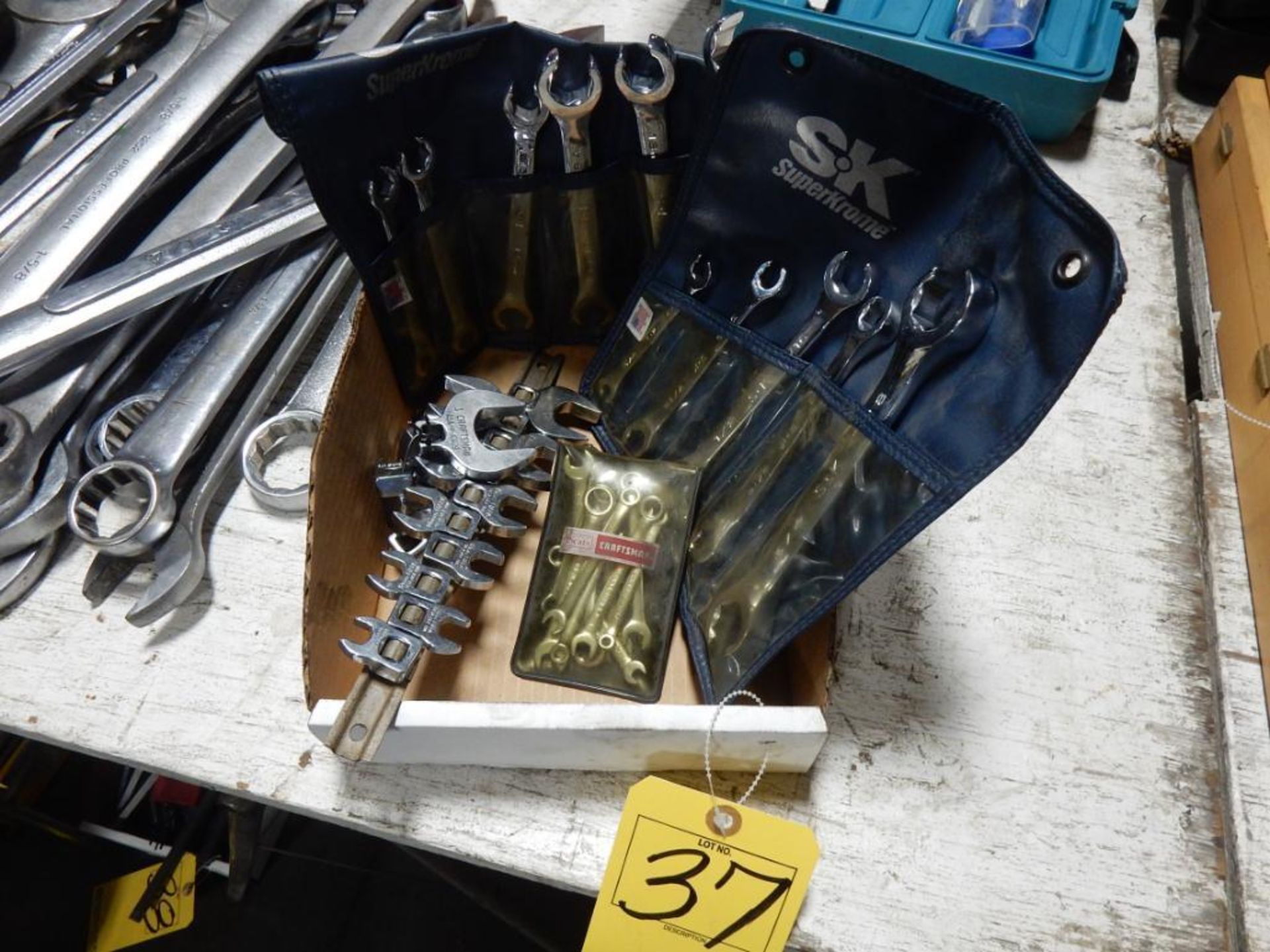 LOT MISC. LINE WRENCHES, ETC.