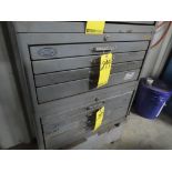 HUOT 4-DRAWER DRILL CABINET W/BITS