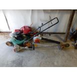 LOT WALK-BEHIND PUSH MOWER, WEEDEATER, LEAF BLOWER, ETC.