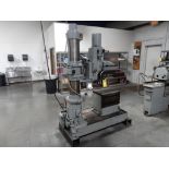 ARBOGA MASKINER RADIAL ARM DRILL PRESS, M# RLM3508, S/N 163457, APPROX. 8" ARM X 36" ARM, BOX TABLE