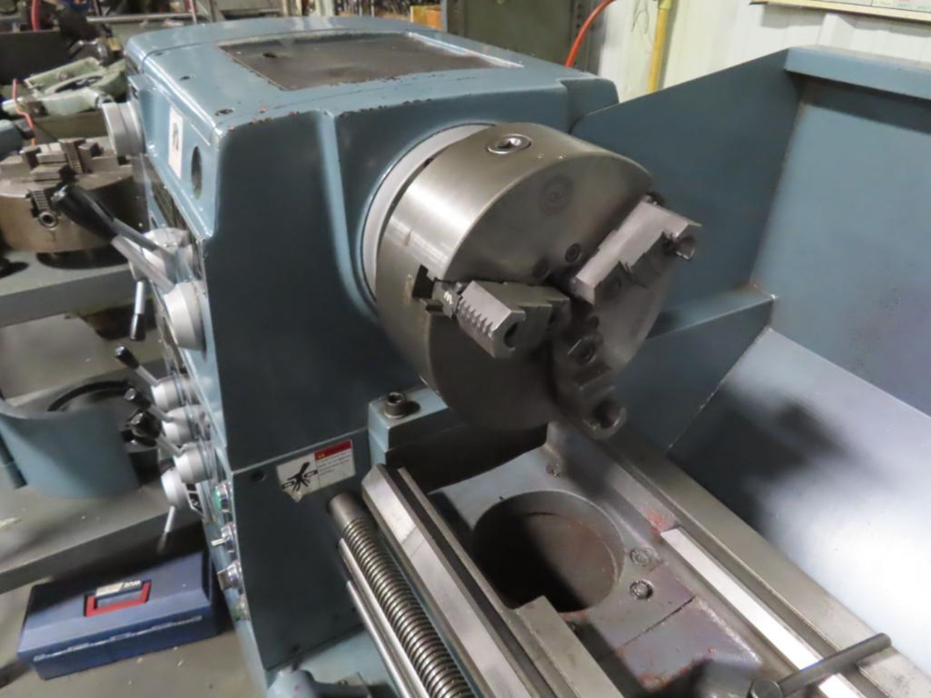 2021 KINGSTON GAP BED ENGINE LATHE, M# HJ-1700, S/N CH20844, 10" 3-JAW CHUCK, 17" SWING X APPROX. 66 - Image 3 of 7