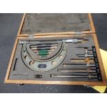 MITUTOYO 0" - 6" MICROMETER SET