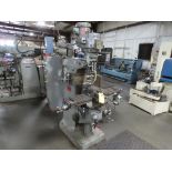 BRIDGEPORT VERT. MILL, SERIES 1-2HP, S/N 190875, FAGOR 2-AXIS DRO'S, 9" X 42" TABLE, V.S., REAR MTD.