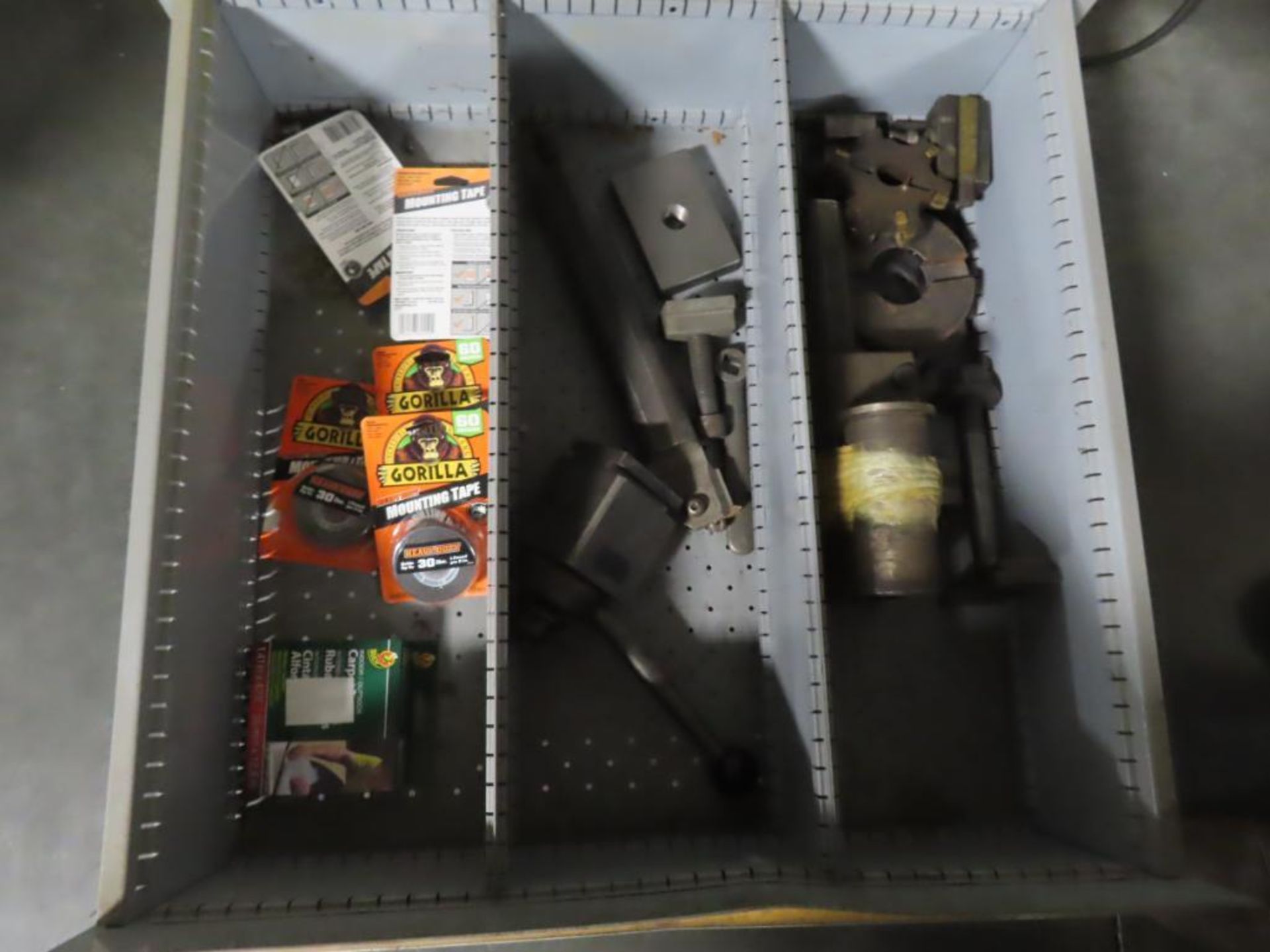 CONTENTS OF DRAWER - QUICK CHANGE TOOL HOLDER, ETC.