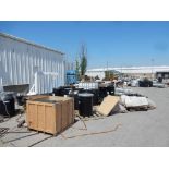 LOT OUTDOOR CONTENTS ON EAST SIDE OF YARD FROM LUNCH ROOM TO PALLET RACK (NO FIXTURES, DIE SETS OR W