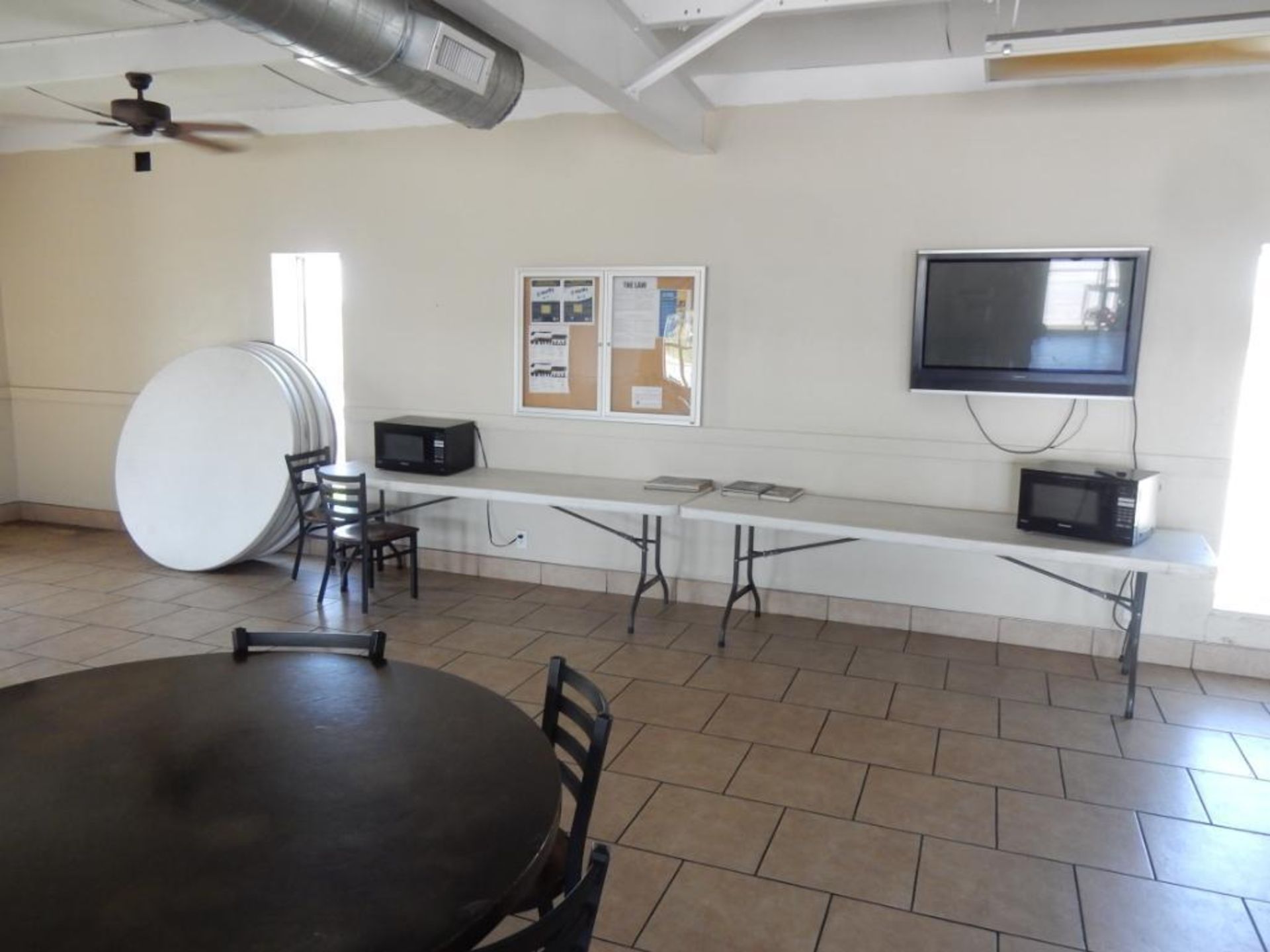 PROCEED OUTDOORS TO MAIN BREAKROOM BUILDING - Image 4 of 5