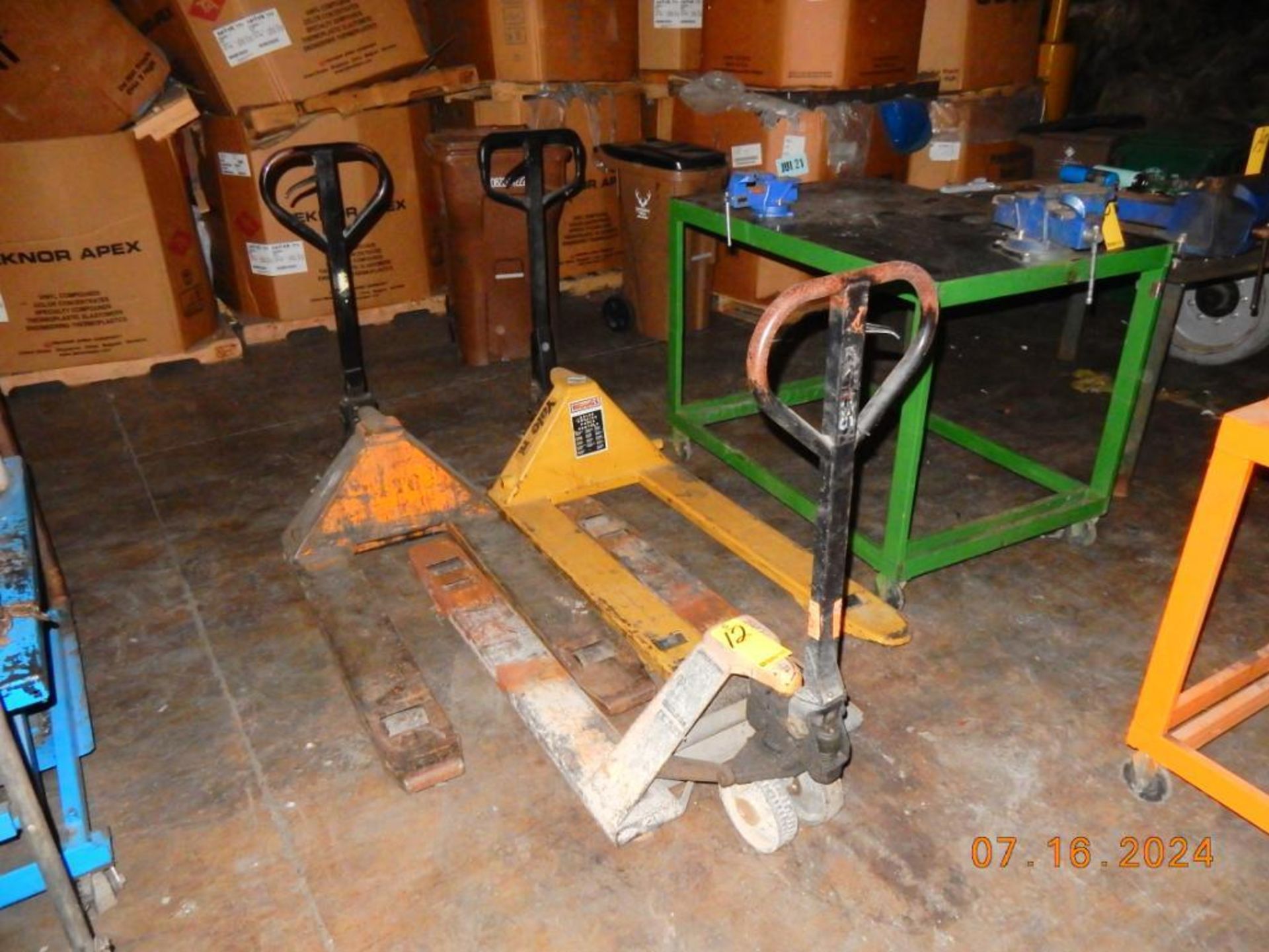 LOT (3) PALLET JACKS