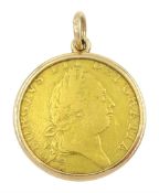 George III 1790 gold spade guinea