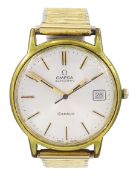 Omega gentleman's gold-plated and stainless steel automatic wristwatch