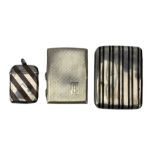 Early 20th century niello work cigarette case