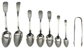 George III silver table spoon London 1808 Maker Stephen Adams