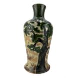 Cobridge limited edition pottery vase 'Wartime Harvest' by Angie Davenport 17/150 with impressed and