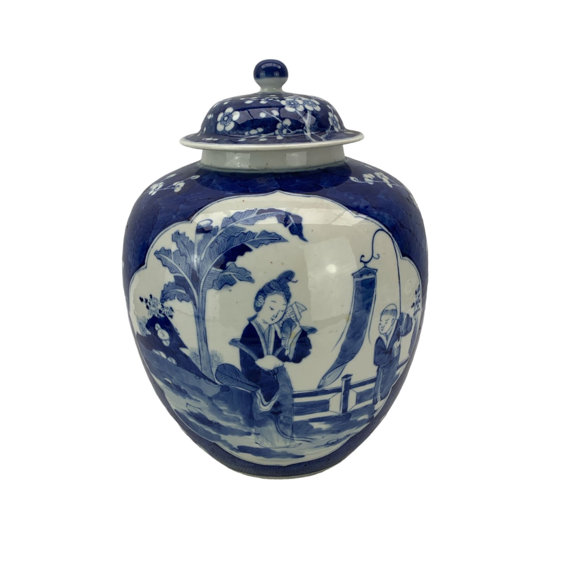 Chinese blue and white ginger jar - Image 2 of 3