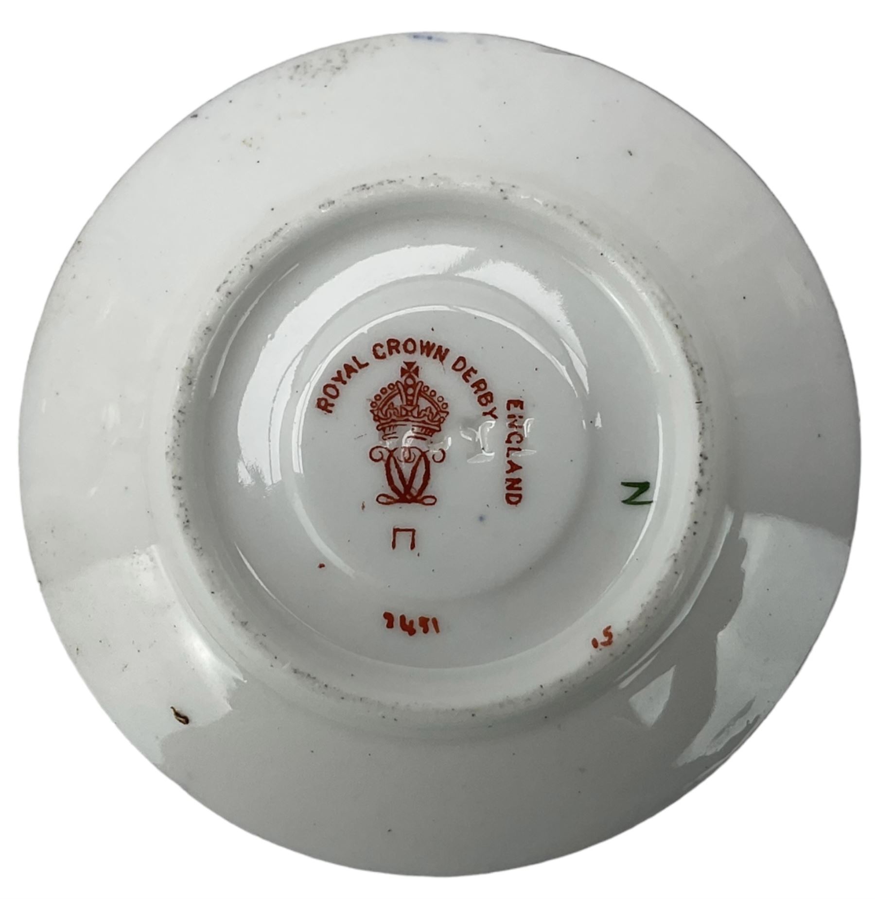 Royal Crown Derby imari pattern miniature teacup & saucer no. 2431 - Image 4 of 6