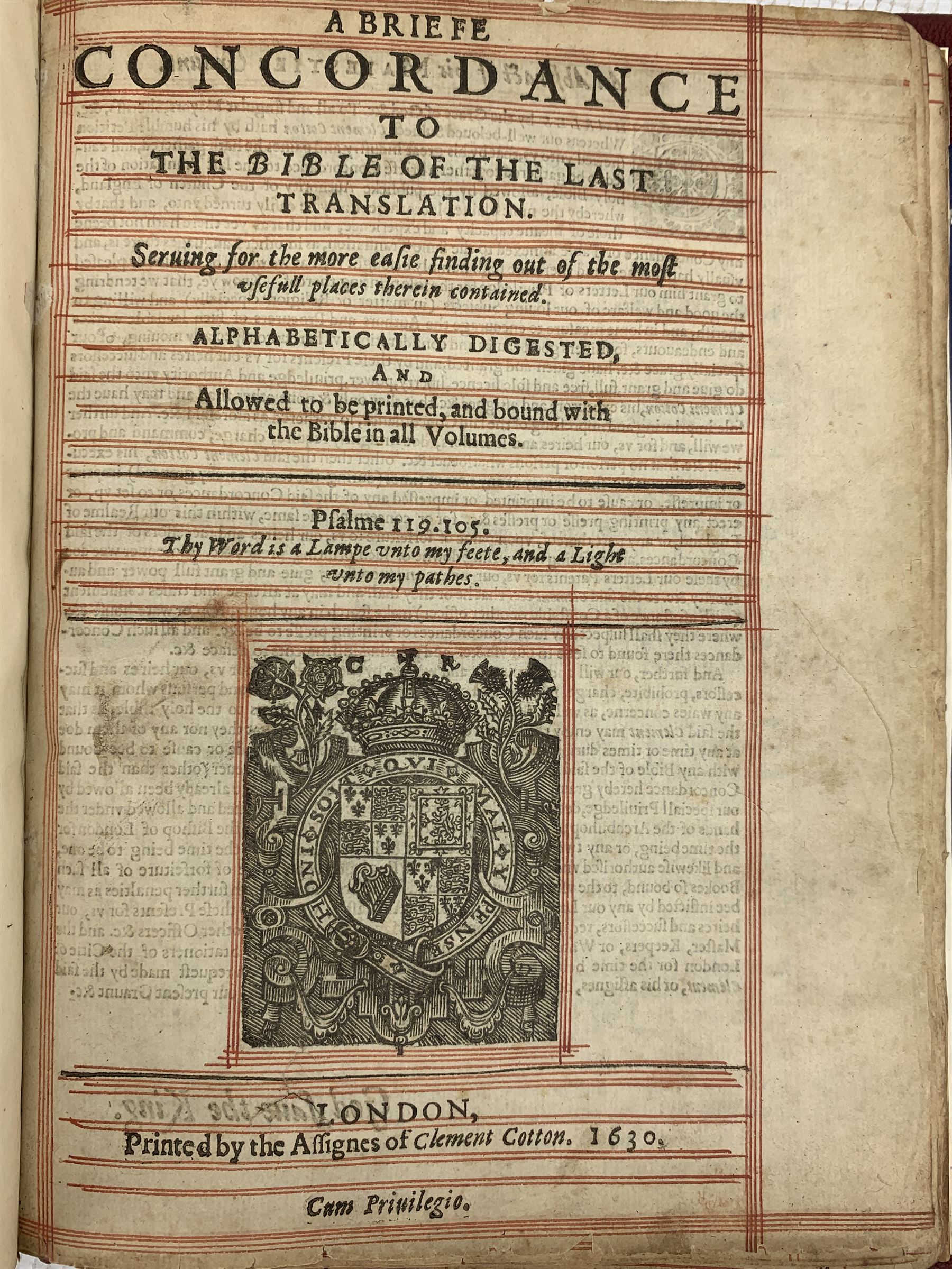 Certain Sermons or Homilies appointed to be read in Churches............ printed by John Bill 1623 a - Image 2 of 5