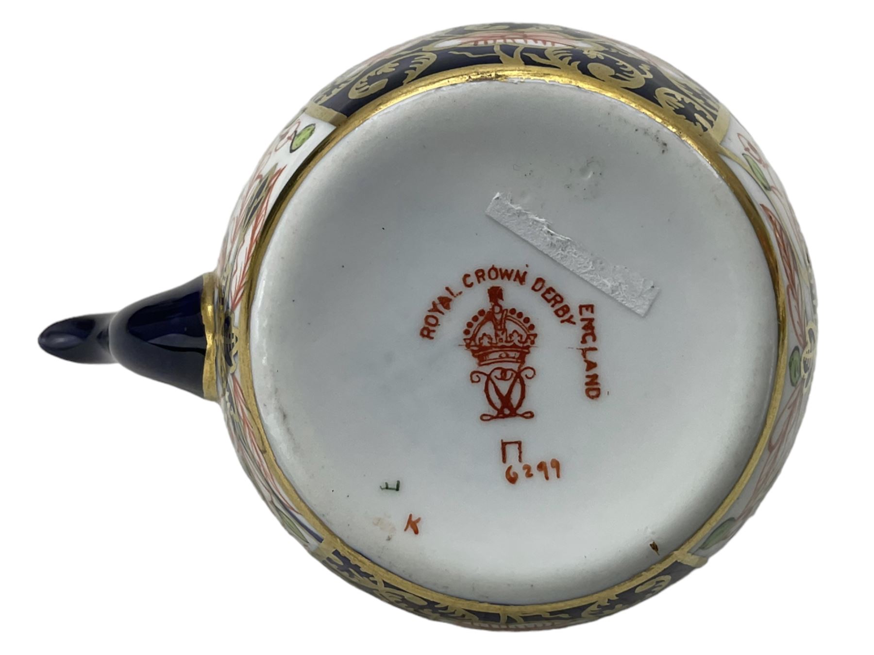 Royal Crown Derby imari pattern miniature teacup & saucer no. 2431 - Image 5 of 6