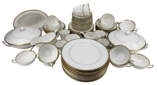 Royal Worcester Viceroy pattern tea and dinner service for twelve place settings