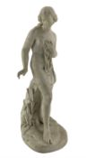 Copeland Parian figure of Musidora by William Theed