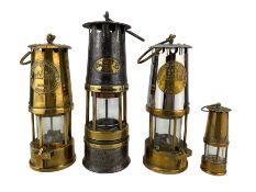 Three miners lamps comprising Eccles Type 6 and Type GR6S