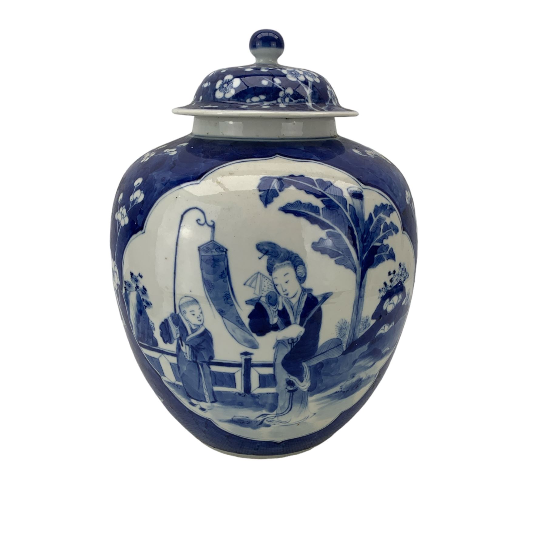 Chinese blue and white ginger jar