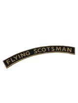 Cast metal sign 'Flying Scotsman'