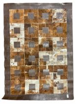 Contemporary cowhide rug