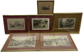 Collection of local engravings by different hands: 'High Petergate'