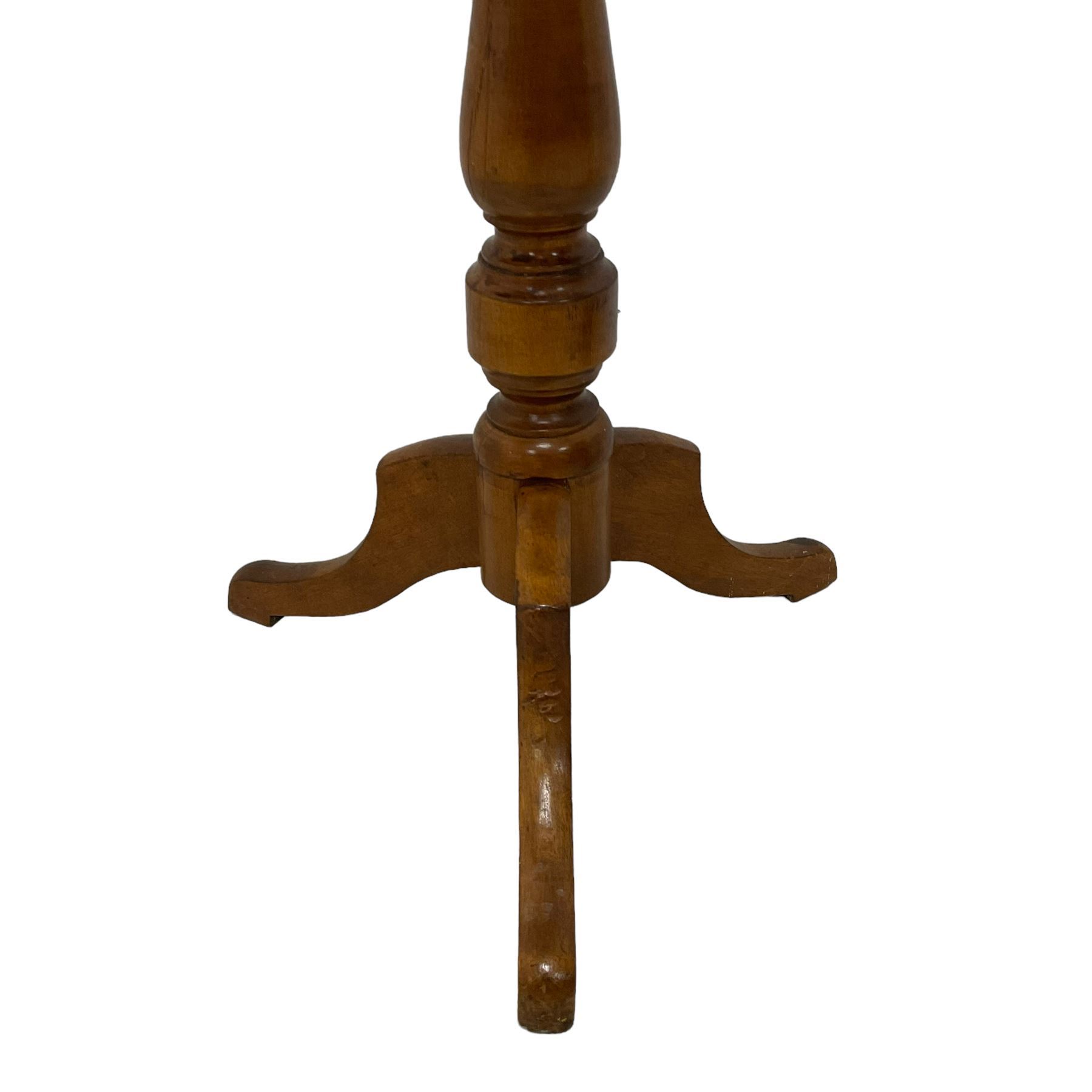 Victorian mahogany tripod table - Image 3 of 3
