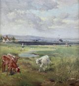 Hugh Berry Scott (British 1854-1940): 'At Pasture'