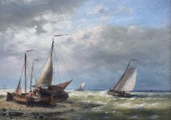 English School (Early 20th century): Shipping off the Coast