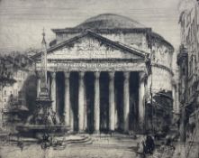 Hedley Hilton (British 1859-1929): The Pantheon - Rome