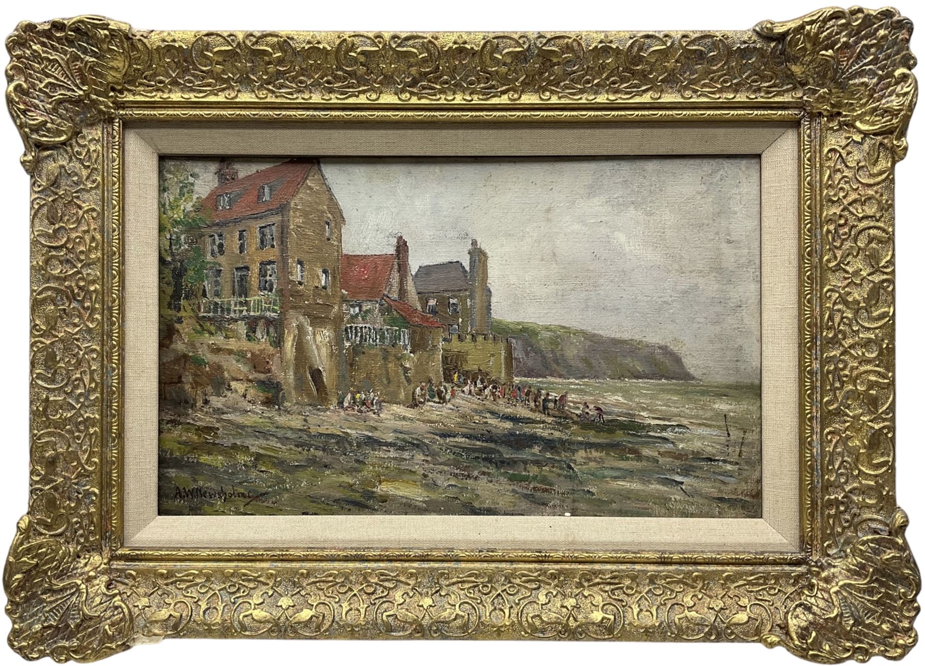 Arthur W Newsholme (British 1920-): 'Robin Hood's Bay' - Image 2 of 4