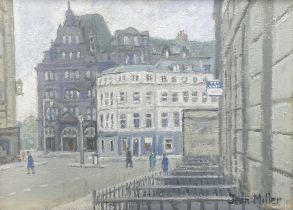 Jean Miller (Scottish 20th century): 'West End - Edinburgh'