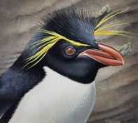 Trevor Boyer (British 1948-): Macaroni Penguin