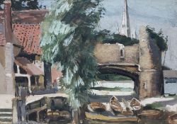 Albert Ernest Bottomley (British 1873-1950): 'Pull's Ferry - Norwich'