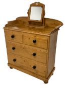 Victorian pine dressing chest