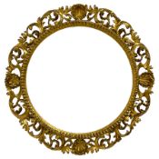 19th century giltwood and gesso Florentine frame