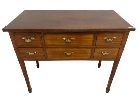 Georgian design mahogany lowboy side table