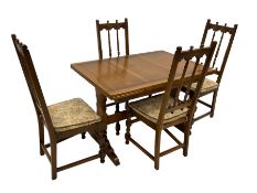 Ercol - Old Colonial draw leaf elm extending dining table
