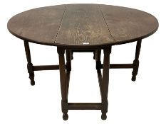 18th century oak dining table