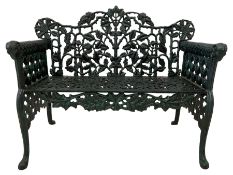 Victorian design cast iron bench