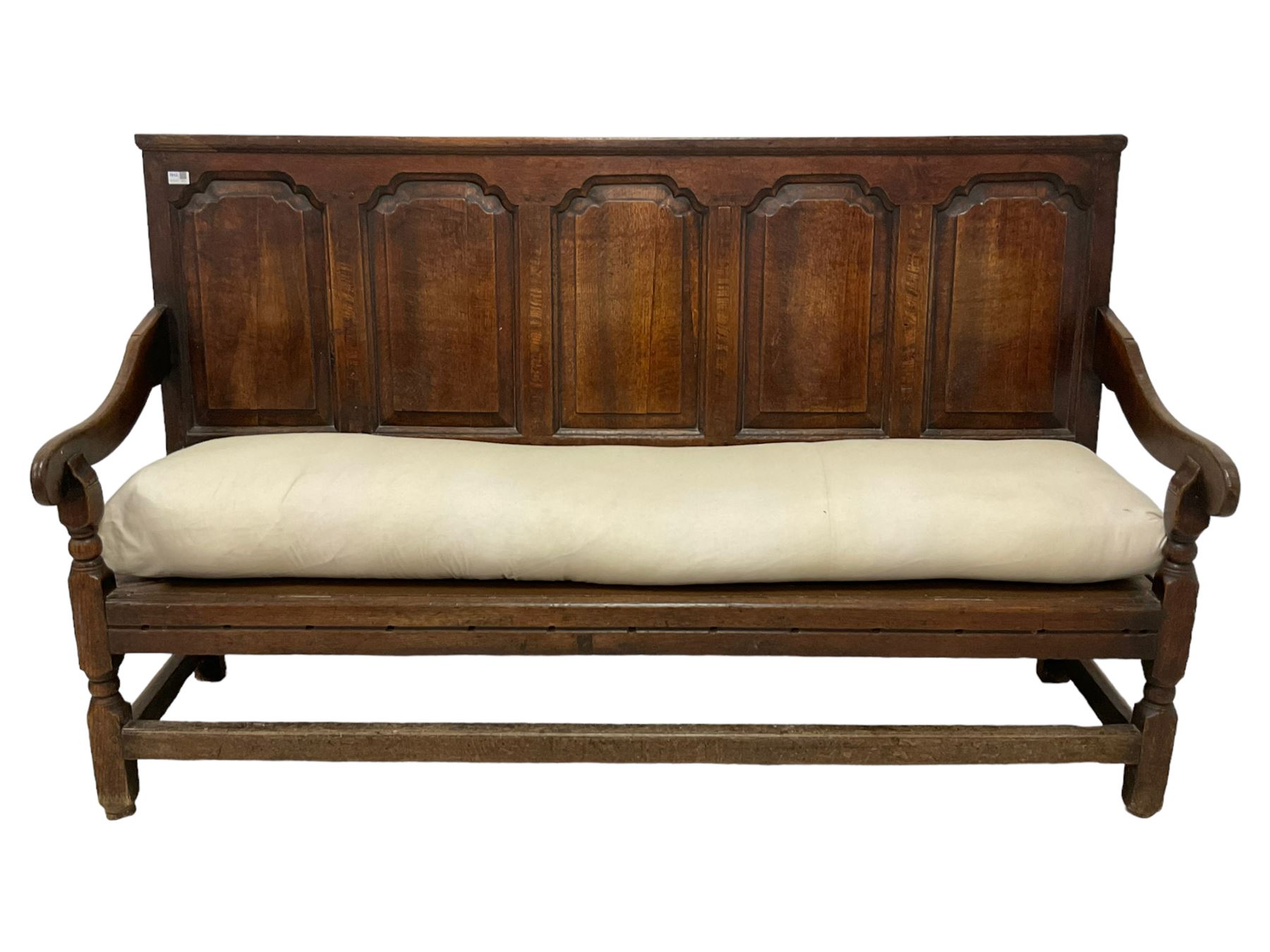 18th century oak settle