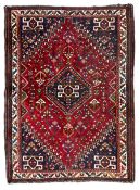 Persian Shiraz red ground rug