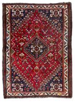 Persian Shiraz red ground rug