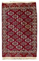 Anatolian crimson ground rug
