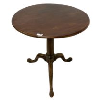 George III mahogany occasional table