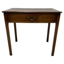 George III oak side table